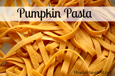 Pâtes végétaliennes à la citrouille à la sauge