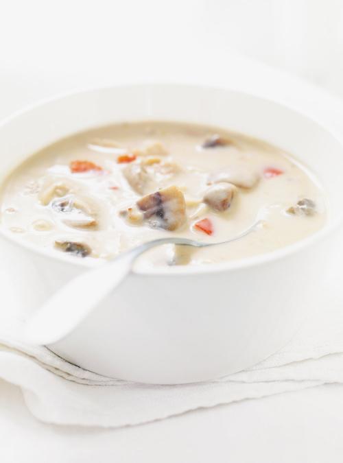 Soupe crémeuse au poulet - Potage