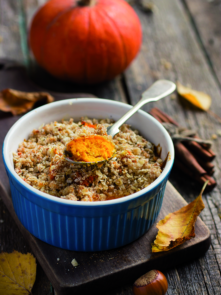 Croustade aux pommes et à la courge