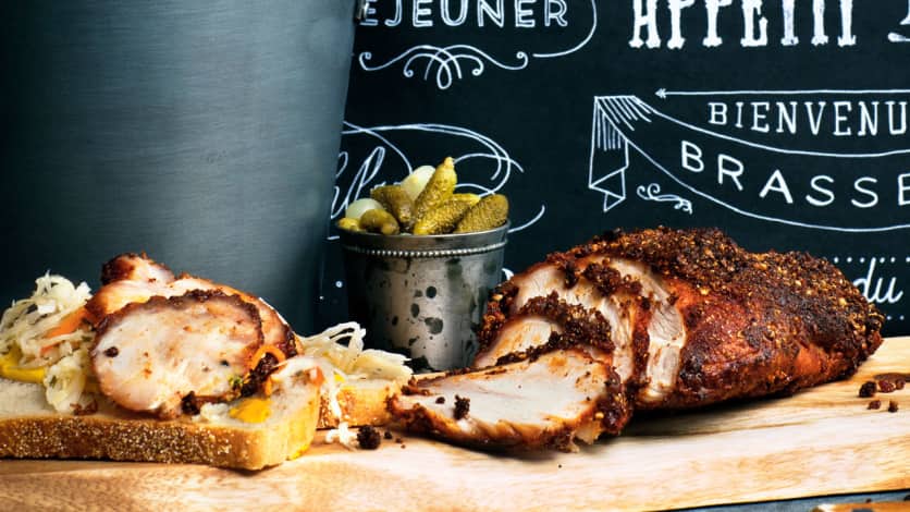 Pastrami de dinde (viande fumée)