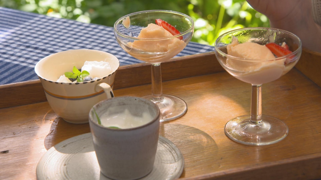 Glace mascarpone à l’anis