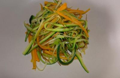 Chaudrée de juliennes de courges