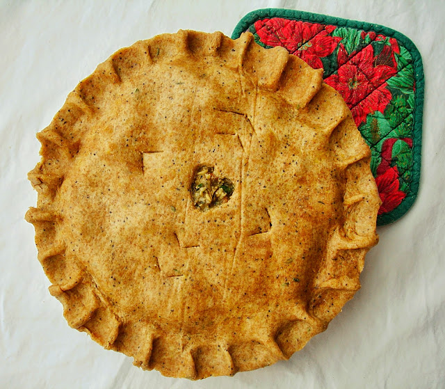Tourtière au millet des Eagle et sa sauce brune