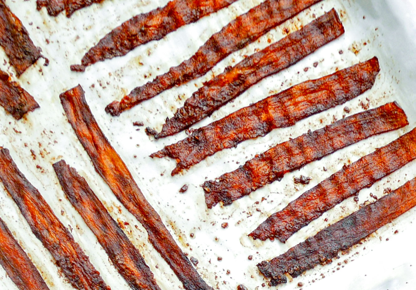 Bacon de carottes, de courgettes ou d’aubergines selon Loounie