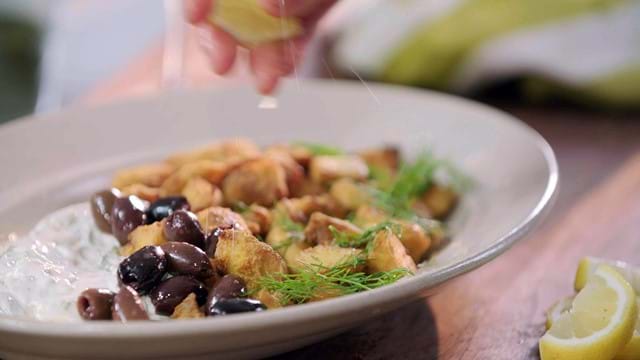 Tofu magique à la grecque