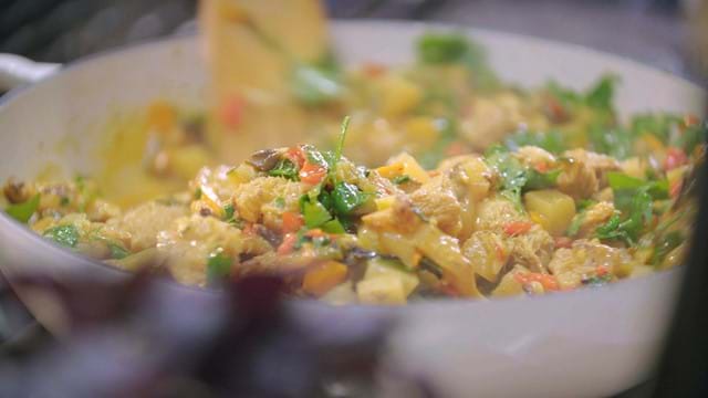 Colombo martiniquais végane