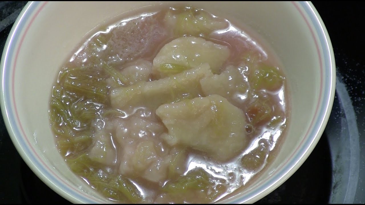 Dumplings de rhubarbe