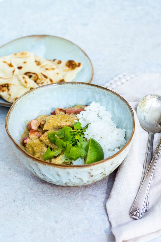 Poulet au beurre à la rhubarbe