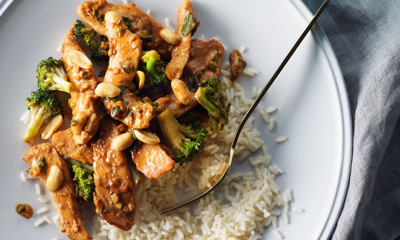 Poulet sauce aux arachides de Régine