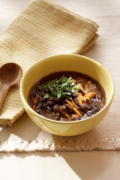 Soupe cubaine aux haricots noirs
