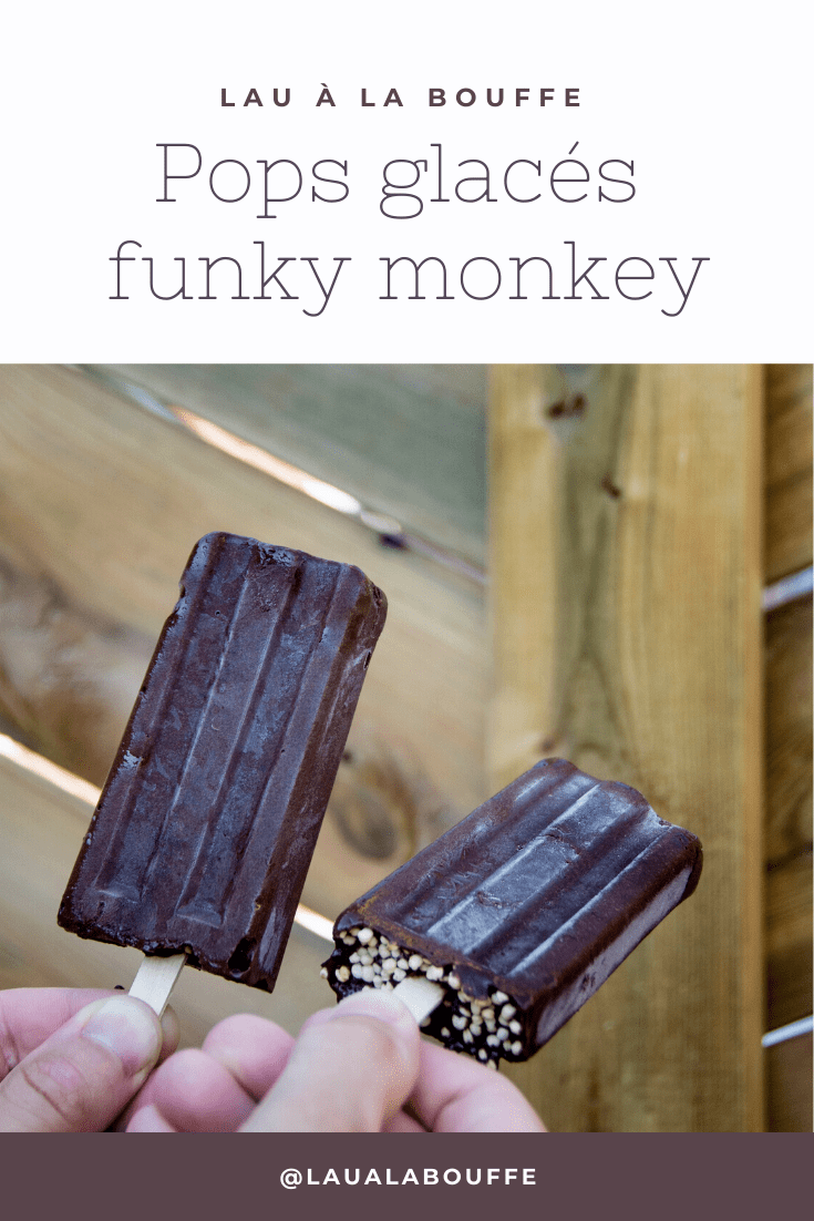 Pops glacés funky monkey