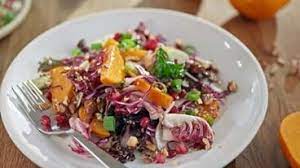 Salade tiède de pommes de terre, rutabaga et tempeh