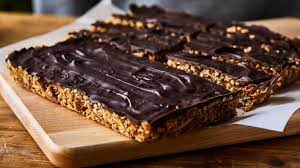 Barres tendres sans cuisson pomme-chocolat